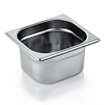 WAS Germany GN Behälter Chromnickelstahl 1/6 