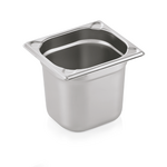 WAS Germany GN Behälter Chromnickelstahl 1/6 