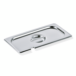 WAS Germany GN Deckel mit Löffelaussparung Chromnickelstahl 18/8 1/3 