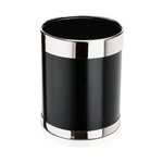 WAS Germany Papierkorb Stahl / Stahlblech / Stahldraht schwarz