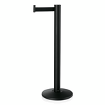 WAS Germany Abgrenzungspfosten Edelstahl schwarz