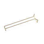 WAS Germany Gläserschiene Messing 