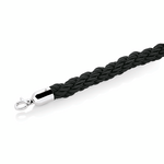 WAS Germany Verbindungskordel Edelstahl, Polyester, verchromt schwarz