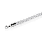 WAS Germany Verbindungskordel Polyester, verchromt silber