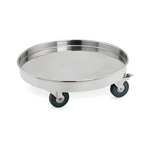 WAS Germany Transporttrolley Chromnickelstahl 