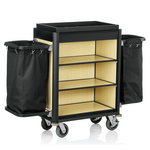 WAS Germany Zimmerservicewagen Aluminium, MDF Holzoptik, Polyester 