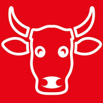 Stalgast Küchenmesser, HACCP, Griff rot, Edelstahlklinge 16 cm