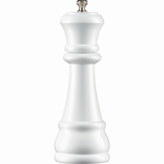 Salz- und Pfeffermühle, Modell Königin, weiß