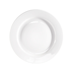 Stalgast 4 flache Teller, reinweißes Hotelporzellan, Serie Isabell, Ø 250 mm