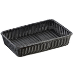 Stalgast Buffetkorb aus Polypropylen, schwarz, GN 1/1