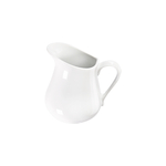 Stalgast 6 Milch-/Sahnegießer mit Henkel, reinweißes Hotelporzellan, Serie Isabell, 290 ml