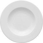 6 tiefe Teller aus Porzellan, weiß, Serie Versailles, Ø 225 mm