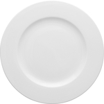 6 Frühstücksteller aus Porzellan, weiß, Serie Versailles, Ø 210 mm