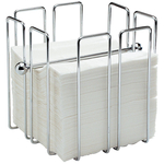 Serviettenhalter, verchromt, 195 x 195 x 190 mm (BxTxH)