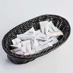 Stalgast Buffetkorb aus Polypropylen, oval, schwarz, H. 240 mm