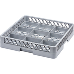 Stalgast Spülkorb für Gläser und Tassen, 9 Fächer, 500 x 500 mm
