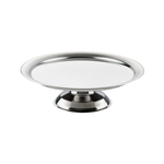 Stalgast Edelstahl Tortenplatte mit Fuss, Ø 300 mm