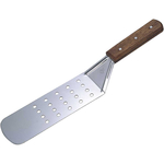 Bratenwender perforiert mit Holzgriff, Klingenlänge 20 cm