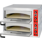 Stalgast Pizzaofen S-Line mit zwei Kammern, 1050x826x760 mm, 2x 6 kW