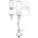 Monolith Premium Sensor-Mischbatterie, 230 V Anschluss
