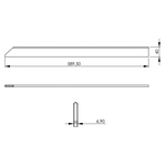 Verbindungsleiste Serie 700ND, hoch, kurz