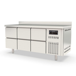 Vaiotec Topline Tiefkühltisch 700 / 3-fach GN1/1 mit 6 Schubladen & Aufkantung