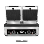 GMG Doppel-Kontaktgrill KG5530DG, oben gerillt, unten glatt, Variante: KG5530DG