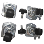 Polar Satz mit 6 Rollen und verstellbaren Füßen Ersatzteil Passt zu CC064 und CC065