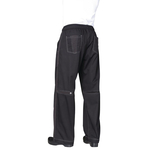 Chef Works Unisex Cool Vent Baggy Chefs Trousers Schwarz L