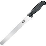 Victorinox Fibrox Fleischmesser Wellenschliff mit stumpfer Spitze 30,5cm