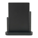 Securit Elegant mittelgroße Tischkreidetafel Holz mit schwarzer Lackierung