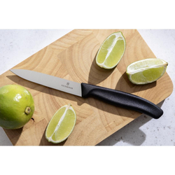 Victorinox Schälmesser Spitz 10cm Schwarz