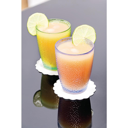 Olympia Kristallon Polycarbonat Becher Pebbled Blau 275ml (6 Stück)