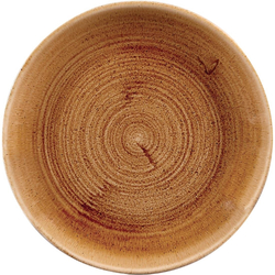 Churchill Stonecast Patina Coupe-Platten, Vintage-Kupfer, 165 mm, (12 Stück)