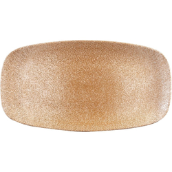 Churchill Studio Prints Raku-Teller, rechteckig, Granatorange, 355 mm, (6 Stück)