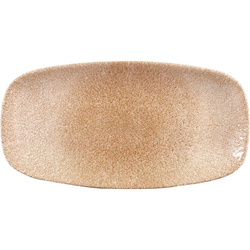 Churchill Studio Prints Raku-Teller, rechteckig, Granatorange, 298 mm, (12 Stück)