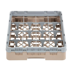 Cambro Gläserspülkorb beige mit 16 Fächern max Glashöhe 9,2cm