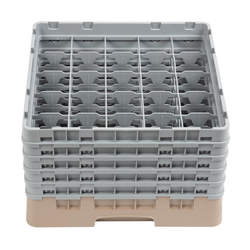 Cambro Gläserspülkorb beige mit 25 Fächern max Glashöhe 25,7cm