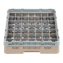 Cambro Gläserspülkorb beige mit 49 Fächern max Glashöhe 9,2cm
