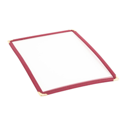 Olympia Einsteckhülle bordeauxrot A4 2 Seiten