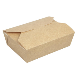 Colpac Recyclebare Kraft Mikrowellengeeignete Lebensmittelboxen 1950ml 200er Pack (200 Stück)