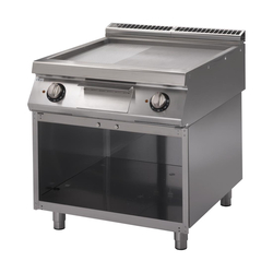 Gastro M 700 Plus Elektrische Grillplatte GM70/80FTRES-CR 2/3 Glatt 1/3 Gerillt