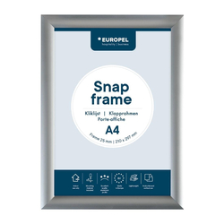 Europel Klapprahmen A4 25mm silber