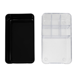 Olympia Kristallon Bar Caddy Schwarz ABS