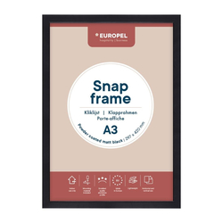 Europel Klapprahmen A3 25mm matt schwarz