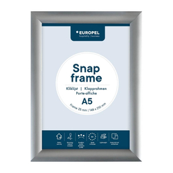 Europel Klapprahmen A5 25mm silber