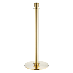 Bolero Flachfuss Absperrpfosten Barriere Banner Gebürstet (2 Stück)