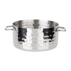 Olympia Tischpräsentation Mini-Kasserolle Hammerschlag 675ml