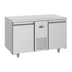 Polar U-Serie Energieeffizienter 2-Tür-Tiefkühltresen 281Ltr