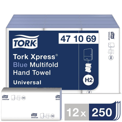 Tork Z-gefaltete Handtücher blau 1-lagig (12 Stück)